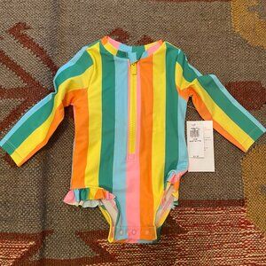 NWT Baby Girl Old Navy One piece/Long Sleeve Swimsuit